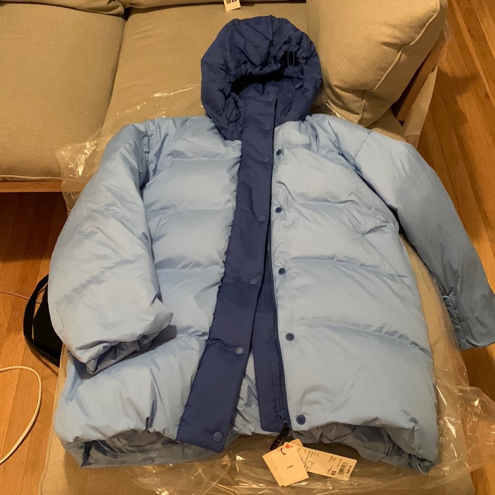 Marni x Uniqlo Down Oversized Hooded Coat, XS